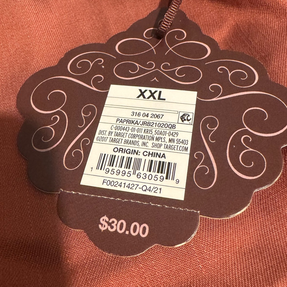 Knox Rose Terracotta Joggers with Patterned Stripes size XXL - Picture 4 of 5